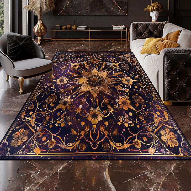 Persian Style Large Carpet for Living Room Decoration Luxury Washable Coffee Table Floor Mat Bedroom Non-slip Rugs 200x300cm
