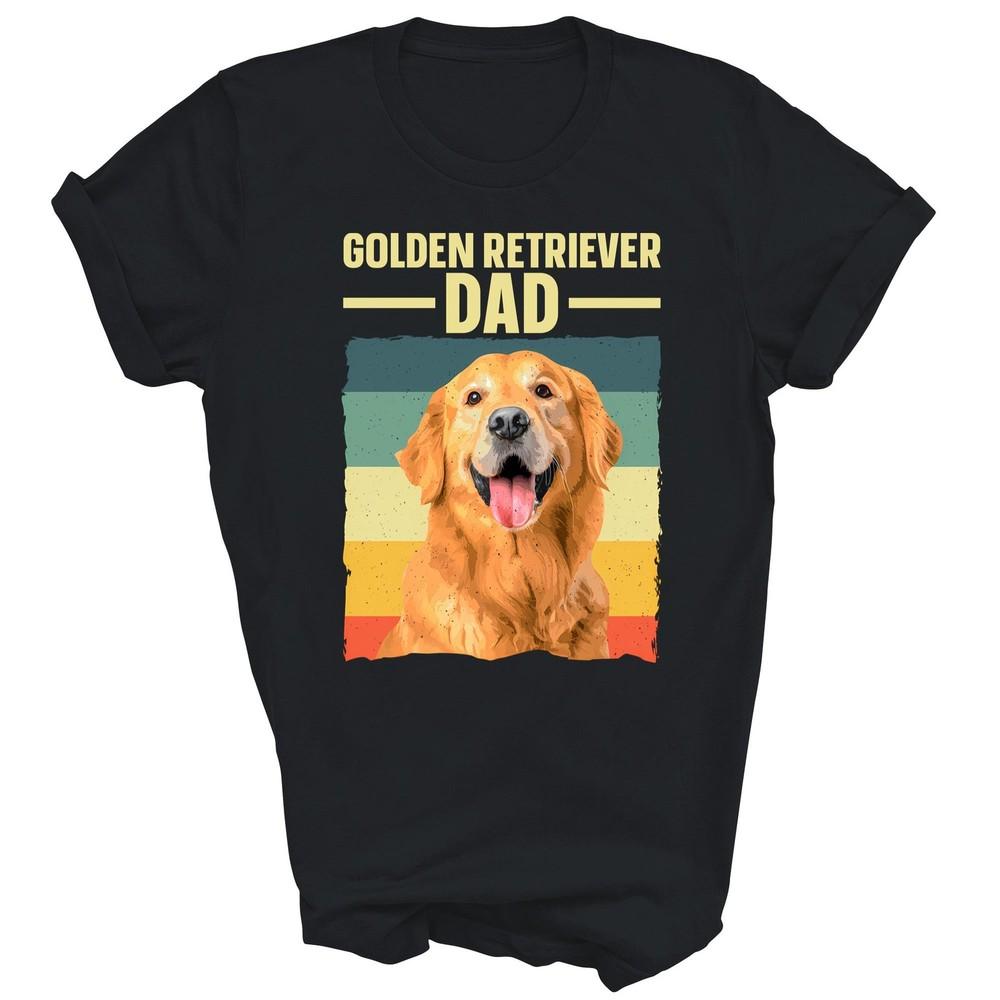

Golden Retriever Dad Father Golden Retriever Unisex Shirt Gift 4XL