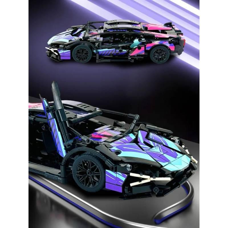 Auto Lanborgini Sport Bausteine Modell Zusammenbauen Kinder Pädagogisches Geschenk Spielzeug