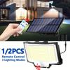 Solar Outdoor Street Light 200 LED Motion Sensor Light Remote Control Wall Light Porch and Garden Lighting Outdoor Garage