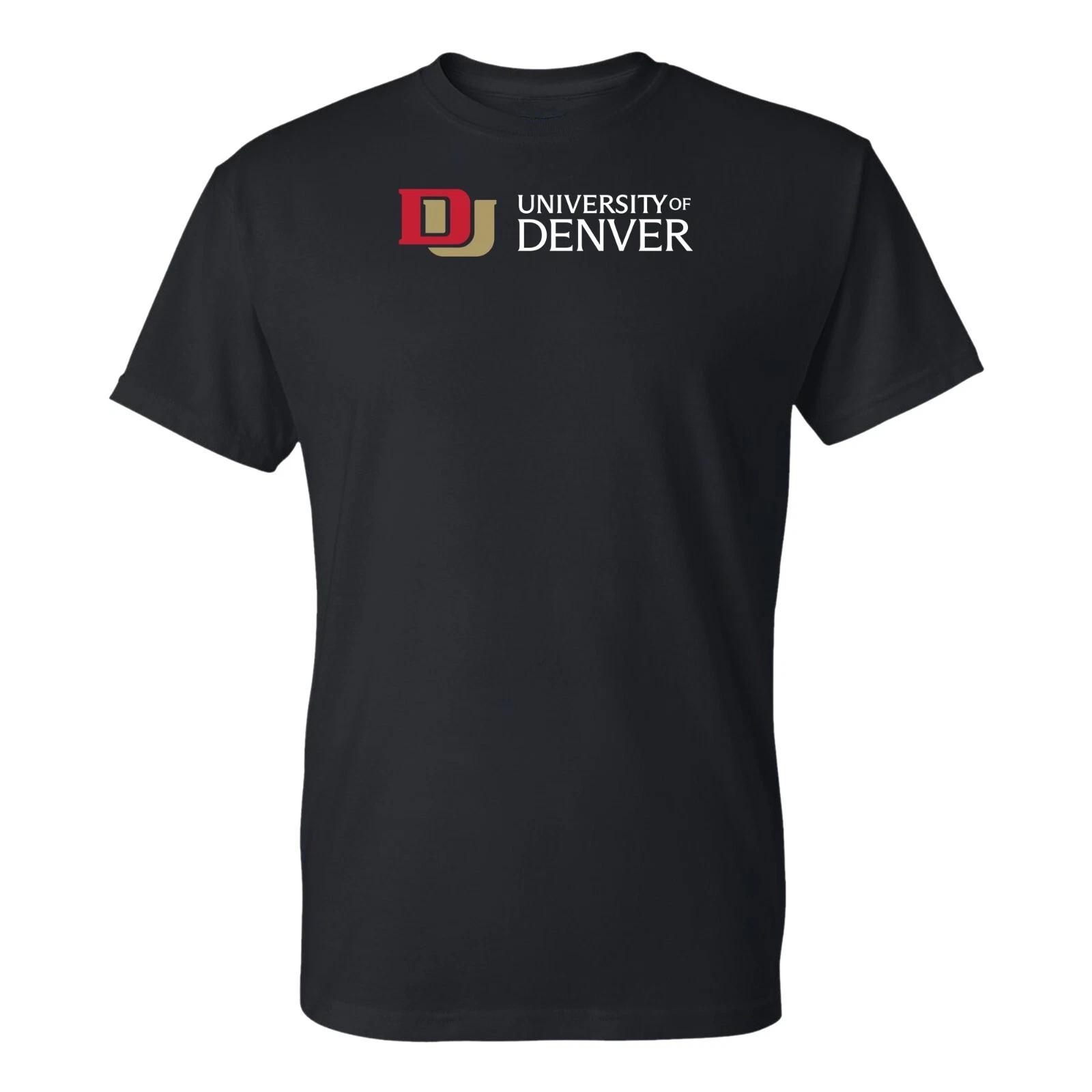University of Denver Pioneers Basic Block T-Shirt - Black 2XL