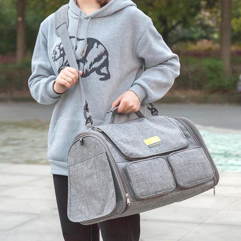 

Pet Outing Bag Breathable Portable Cat Crossbody Bag Japanese and Korean Dog Outing Bag розовый