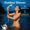 Waterproof Camping Electric Shower Head Handheld Shower Pump  for Backpacking Bathing Car Washing