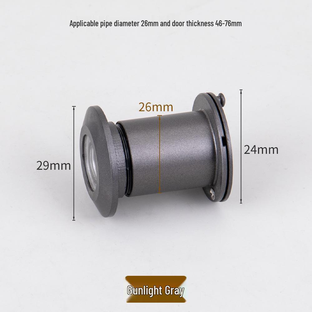 Zinc Alloy Anti-Pry HD Glass Door Peephole for Home Security