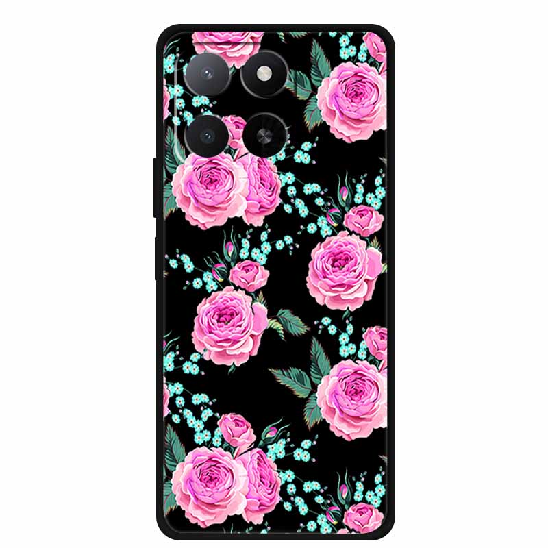 For Motorola G86 G56 Phone Case G 86 G 56 Coque Black Silicone Soft Back Cover For Motorola G86 Power Edge 60 60S Case Cartoon