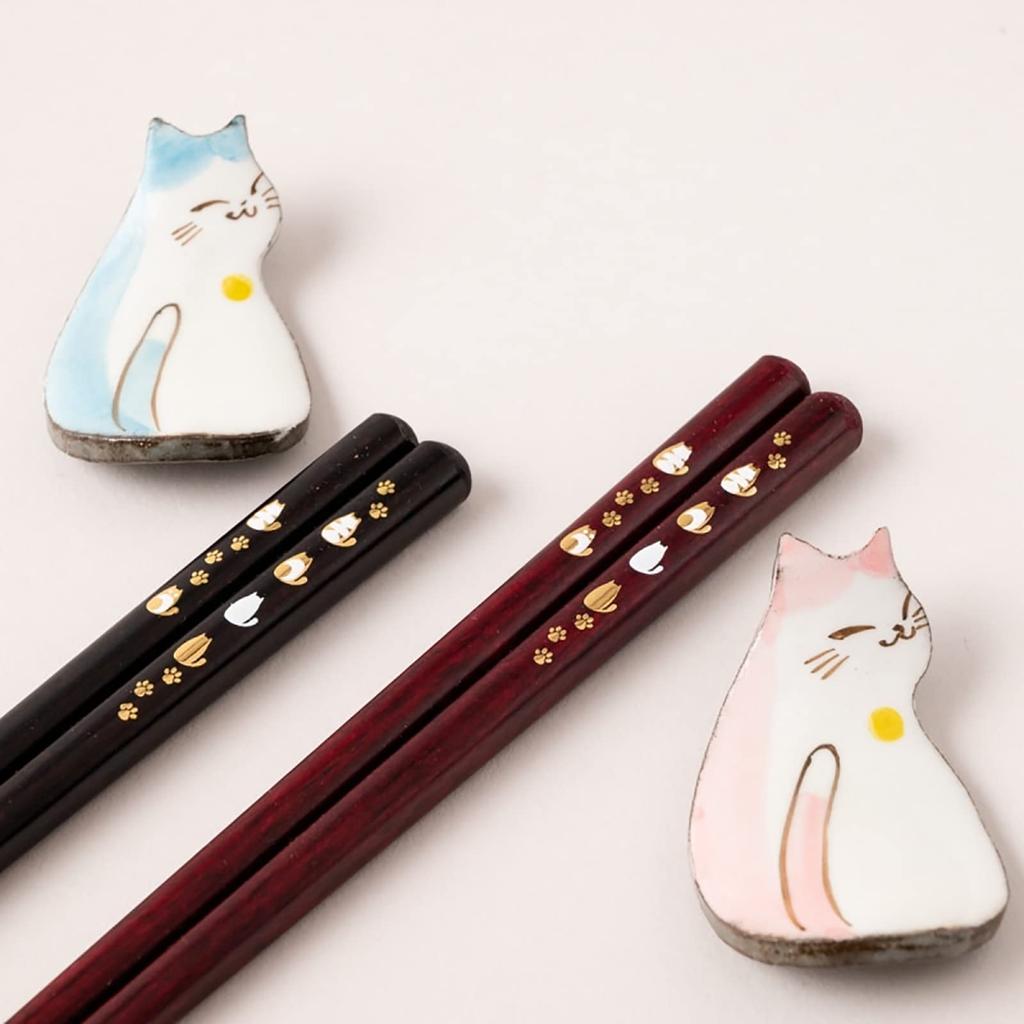 Chopsticks Dishwasher Safe Couple Chopsticks Natural Wood Pair Set 23cm 21cm Chopstick Rest Sanpomichi Black Wine Made In Japan S-86130