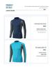 Women's Long Sleeve Two-Piece Wetsuit Set - Quick-Dry, Sun-Protective Surf & Snorkel Suit, with Matching Men's Jellyfish Suit.