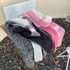 Winter new high-end thickened scarf sweet and warm imitation cashmere plaid shawl versatile scarf women