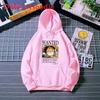 Girls Casual Cartoon Long Sleeve Fleece Hoodie For Spring Autumn Comfort Wear