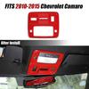 Front Reading Light Lamp Panel Frame Cover Trim Red For Chevy Camaro 2010-2015