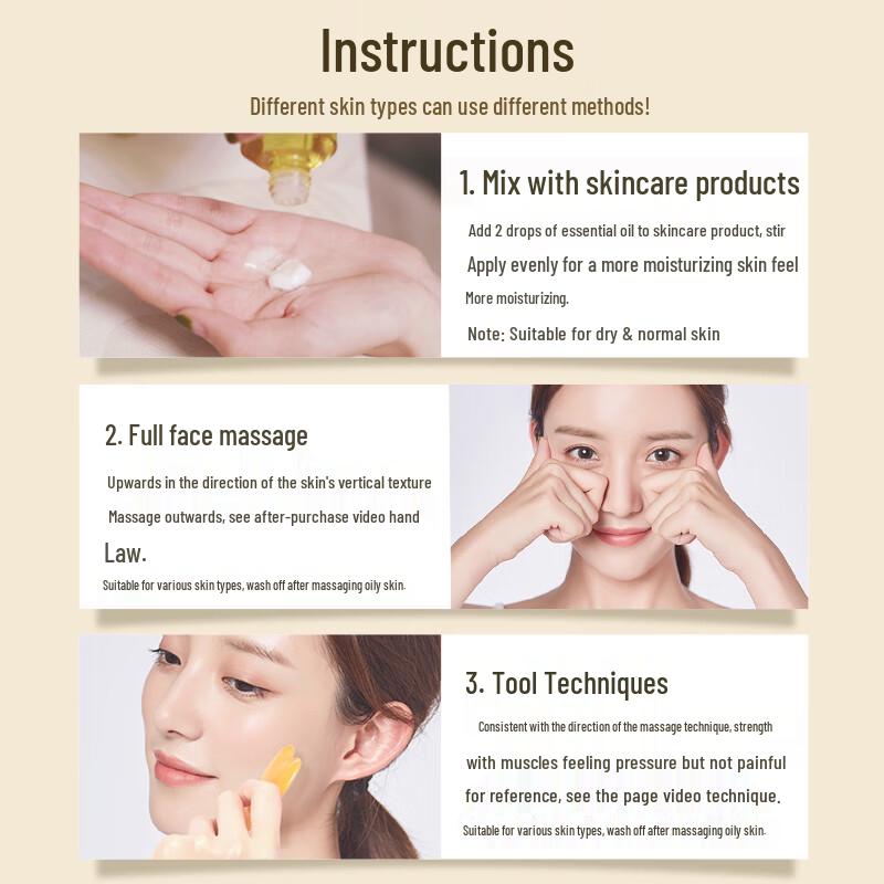 AROMA Anti-Wrinkle Rose Facial Essential Oil 30ML