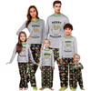 Parent-child Christmas Print Home Suit Long-sleeved Top And Pants