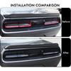 JWWY for Challenger Taillight Tail Lamp Rear Light Tail Light Covers Guards Protector Cover Trim for 2015-2024+ Dodge Challenger Exterior
