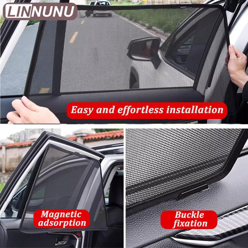Parasol para Coche Ventana Lateral Malla Magnética Cortina de Sol de Verano Protección UV Para jaecoo j7 PHEV combustible Accesorios SHS