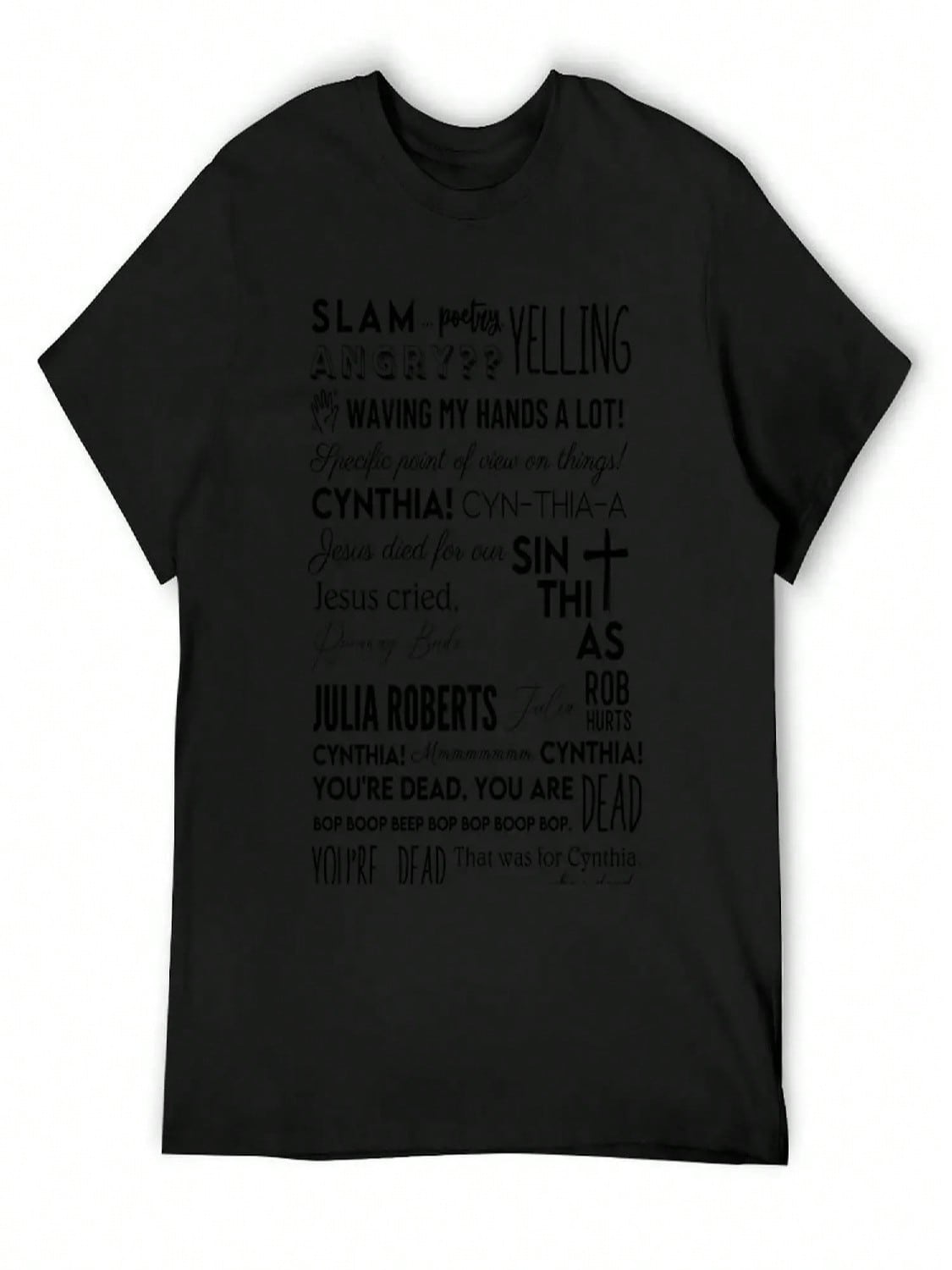 22 Jump Street Slam Poetry Waving My Hands A LOT Cynthia Jesus Died For Our Sin Thi AS T-Shirt S разноцветный