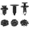 GOOACC GRC-18 100 Stück 7mm 8mm 10mm Nylon-Druckspreiznieten Ersatzkit, Stoßfängerbefestigung Nietenclips GM 21030249 Ford N807389S