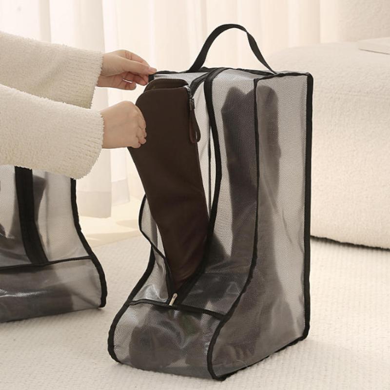 1Pcs Moistureproof Foldable Boot Organizer Portable Waterproof Shoes Dust Cover Dustproof Storage Bags For Travel