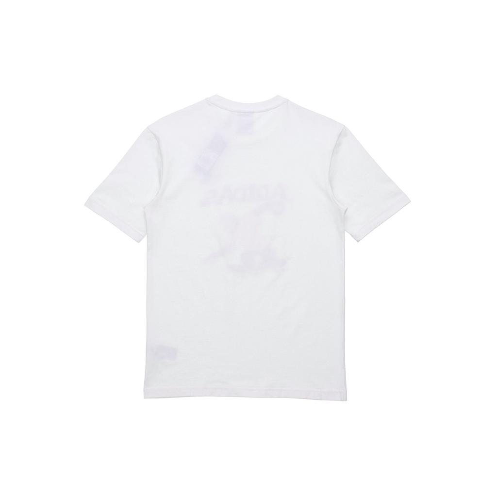 Adidas Originals Cartoon Sloth Print Round Neck Short Sleeve T-Shirt Men Tops White HB2740