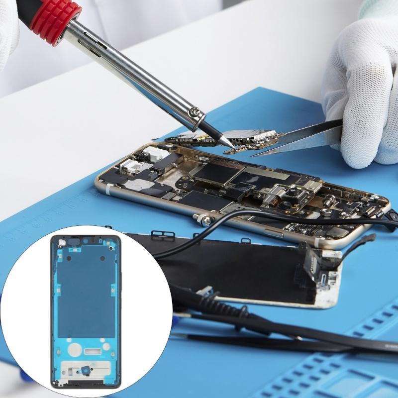 Upgrades Metal Plastic Phone Frame Strong LCD Frame Simple Installation for Note 14 Phone Enhances Screen Protect