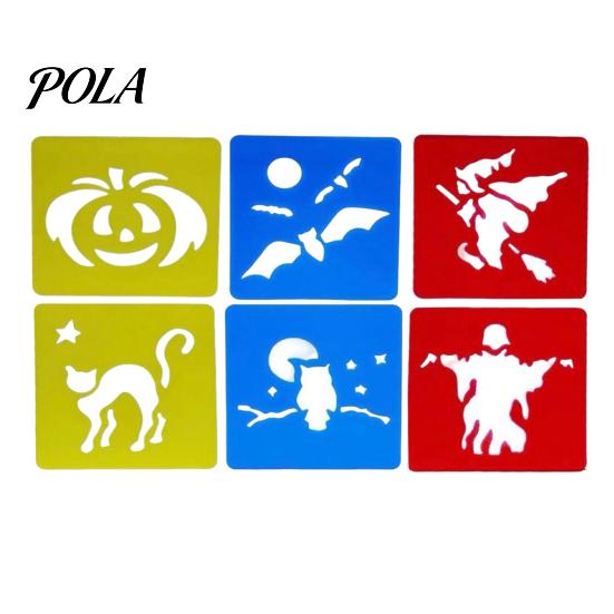 Plantilla de Plástico PP 6 Piezas Plantillas de Plantilla de Pintura, 5.5x5.9 Pulgadas Lavables Reutilizables Duraderas para Bricolaje Plantillas de Arte para Pintar para Madera Papel Tela, Hogar