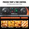Commercial Electric Deep Fryer 3000W 9L Stainless Steel Upgrade 200°C