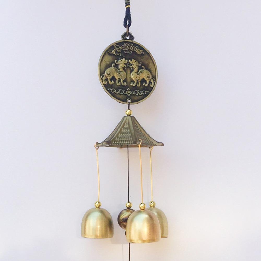 1pc Outdoor Metal Bells Metal Wind Chimes Fortune Tree Wind Chimes For Shop Home Decoration