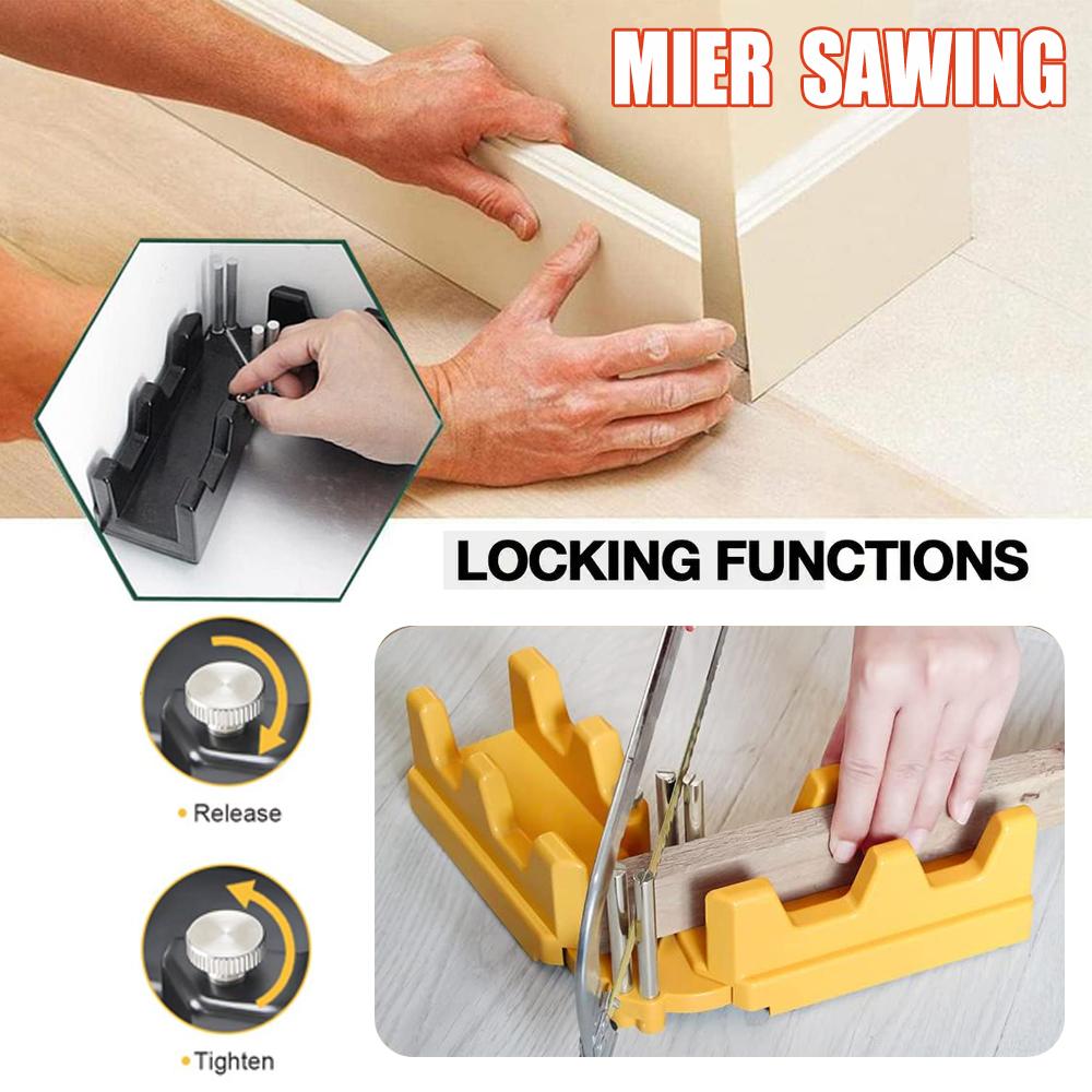 New 2 In 1 Miter Measuring Angle Sawing Cutting Tool 85-180°Measuing Bevels Measurement Precise Cutting Woodworking Hand Tools