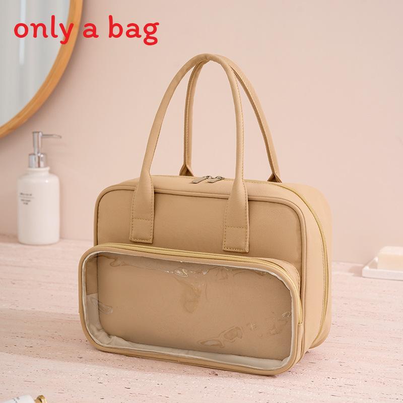 Large Capacity Makeup Organizer With Pvc Material For Travel And Cosmetic Storage