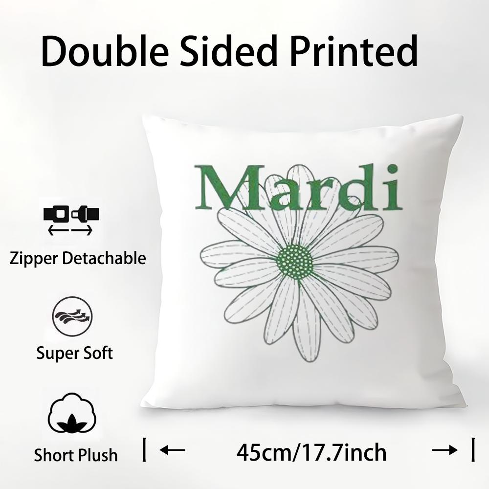 Luxury M-Mius M-Mius Pillow Case Plush Fabric Soft Double Sided Print Sofa Cushion Cover Throw Pillow Covers