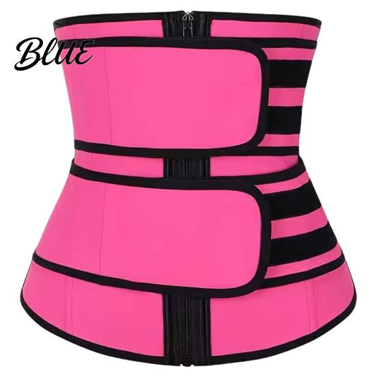 Tummy Control Shapewear Women Waist Trimmer Belt with Zipper Trainer Sweat Band Stomach Lower Back Support Wrap Enhancing Belly Fat Sauna