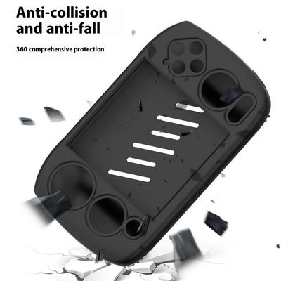 For ANBERNIC RG CubeXX Case Handheld Game Console Silicone Protective Cover with Wrist Strap