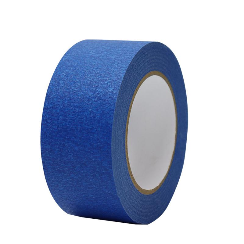 2/6/10Roll Home Security Masking Easy Removal Blue Multi-surface Construction Paint Tape 20M/Roll Wall Painting