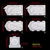 Brush Resin Casting Flower Pot Crafts Tool Handmade Organizer Art for Desktop Storage Jewelry