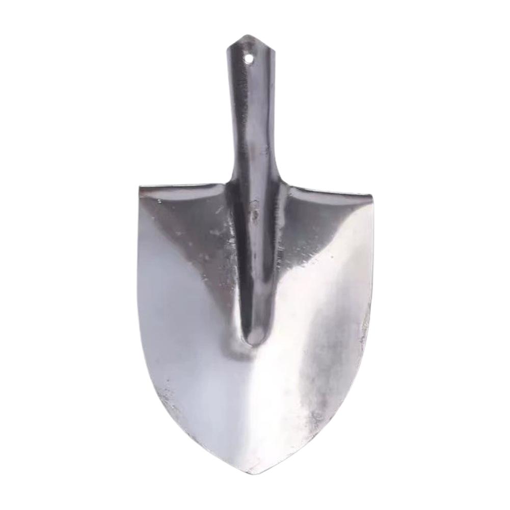 Steel Agricultural Trenching Shovel Drain Spade Head Narrow Opening Digging Spade Multipurpose Pointed Steel Shovel Garden Tool