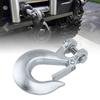 3Celsius8 Inch   Chain Hook 18000lb Load Capacity Alloy Steel Zinc Clevis Slip Hook with     for Trailer Truck Agricultural Equipment