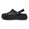 Crocs Baya Platform Clogs 'Black' Women's