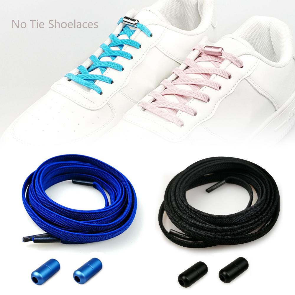 Sports Sneakers for Kids Adult Quick Lazy Laces No Tie Shoelaces Elastic Lock Sneakers Shoelace