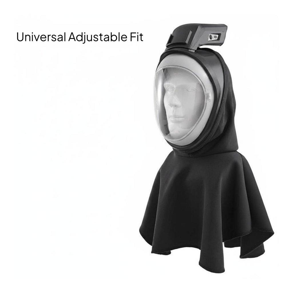 Electric Air Supply Dust Hood Adjustable Wind Speed Full Face Breathing Apparatus