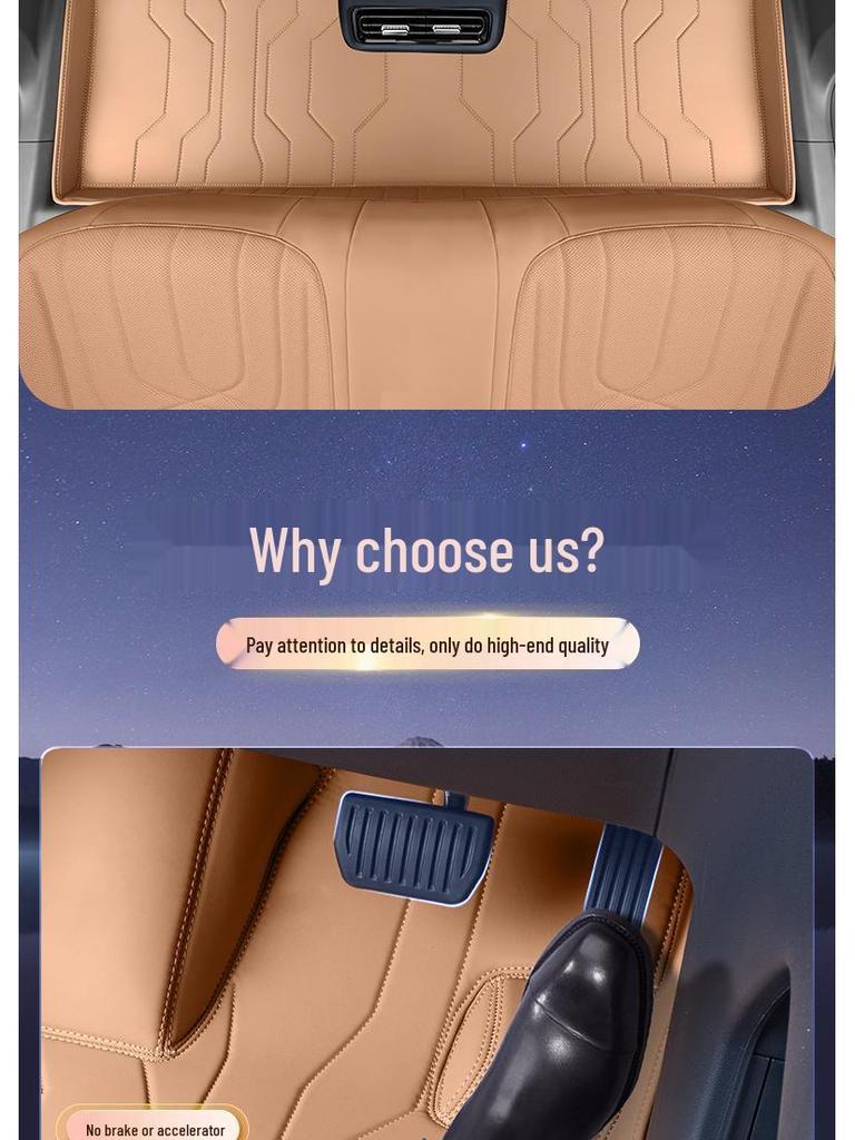 Geely Galaxy Starship 7 Full Coverage Floor Mats & Trunk Mat Accessories