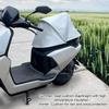 Motorcycle Seat Sun Shade Rain Cover for Scooters Anti-Slip Foldable Protector Waterproof for Street Scooter Dirt Touring Atv