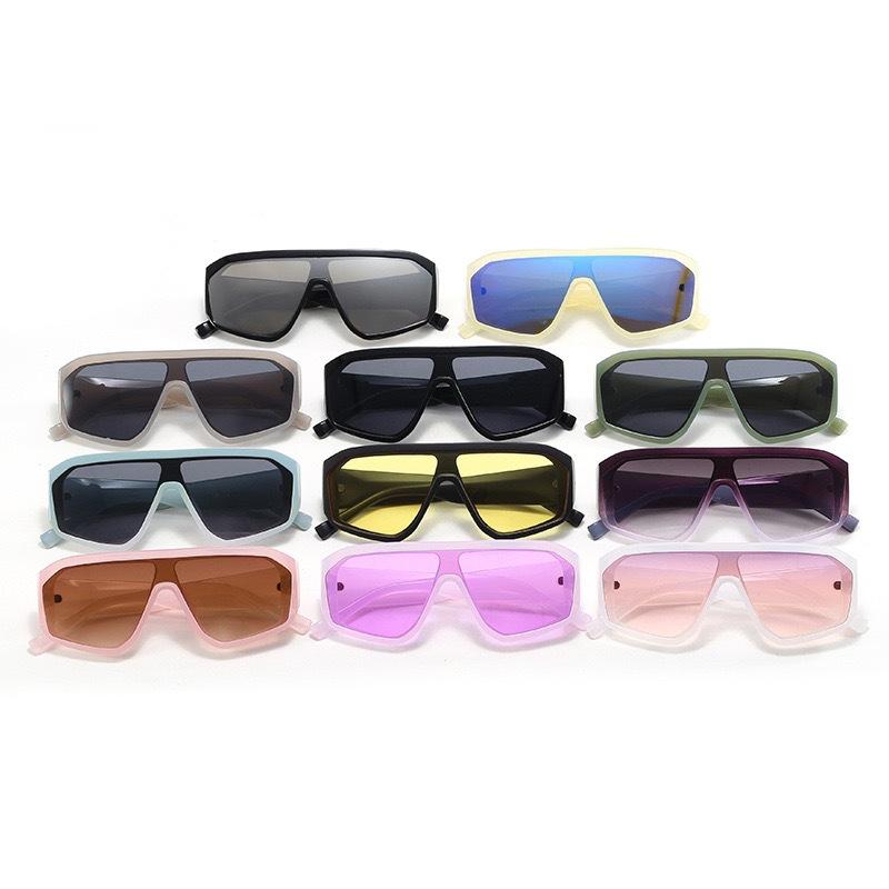 Large Frame Sunglasses Men'S And Women'S Integrated Lenses Y2K Goggles Party Future Technology Glasses