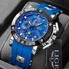 Fashion Silicone Watch For Men Military Sports Waterproof Men's Quartz Wristwatches Casual Quartz Chronograph Montre Homme