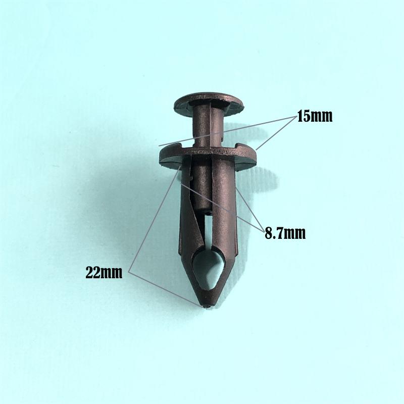 50PCS Fender Rivet Retainer Fastener Mud Flaps Bumper Push Pin Clips 8mm 5/16" ATV UTV Fit For Can Am Replacement 293150089