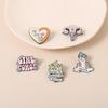 Girl Power Enamel Pins Custom Self Love Club Uterus Brooches Lapel Badges Feminism Fist Jewelry Gift for Women Friends
