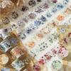Assorted Masking Tape Collage Flake Roll Roll Tape Collage Planner Korean Set of Large Red of Stickers, Stickers, Stickers, Cute, Retro, Stylish,