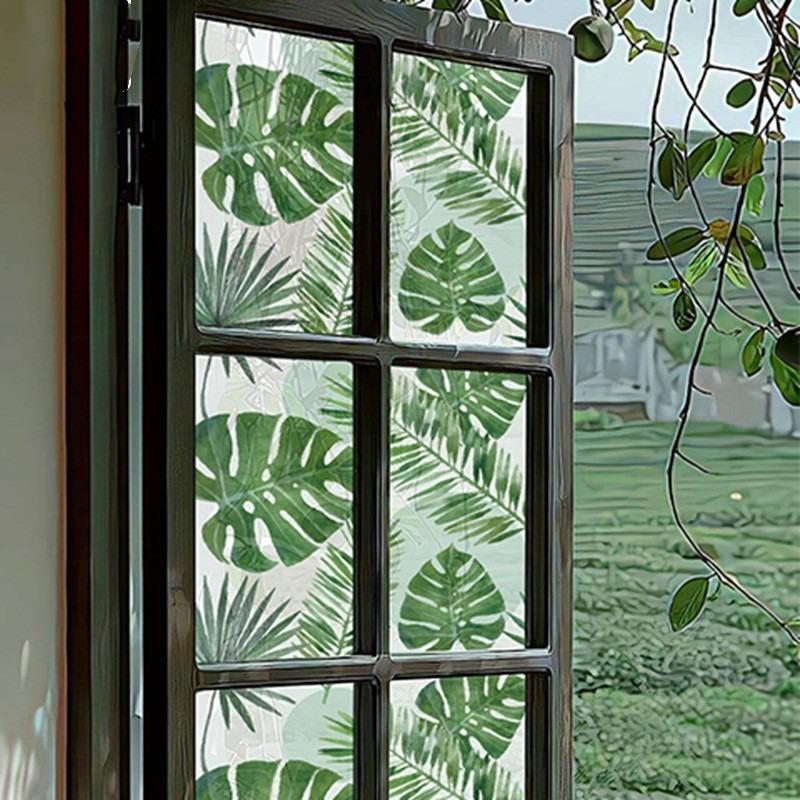 Milchglasaufkleber, elektrostatischer Fensteraufkleber, Toilettenfensteraufkleber, Lichtdurchdringung, Anti-Peeping-Folie im chinesischen Stil