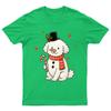 Christmas Dog Holiday Poodle TShirt Gift Seasonal Funny Pet Paw A Cute Xmas Dog Print Men Tshirt Christmas Gift Dog Lover Tops