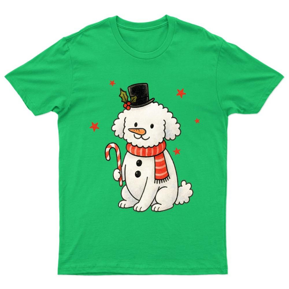 Christmas Dog Holiday Poodle TShirt Gift Seasonal Funny Pet Paw A Cute Xmas Dog Print Men Tshirt Christmas Gift Dog Lover Tops