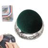 Soft Elastic Design Vintage Pin Cushion Half Ball Shape Metal Base Pin Cushion  For Quilting