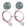 Compact 8 Ohm Speaker 0.5W/1W/2W with Plug Terminal Wires for Electronic Toys/Dog Speakers